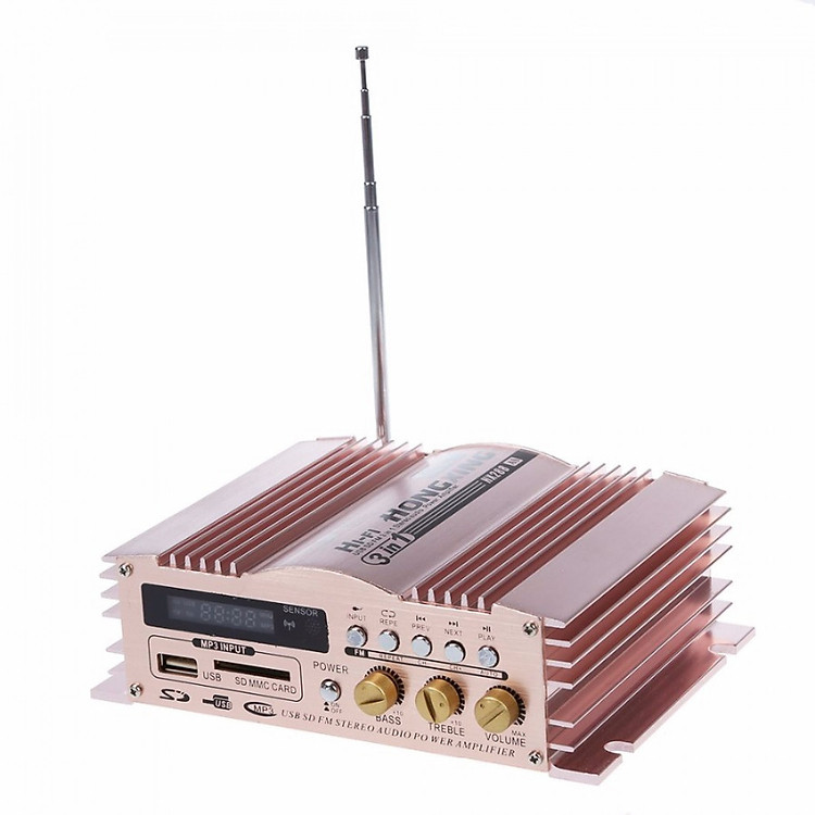 Âm ly stereo mini amply hifi thu FM HX-288AS D00-163