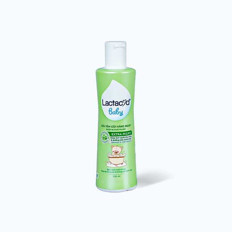 Mua Sữa Tắm Gội Trẻ Em LACTACYD MILKY 250ml Chính hãng Giá rẻ - Hình ảnh 3