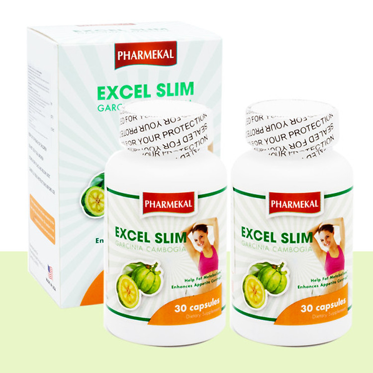 Combo 2 Hộp Viên Uống Hỗ Trợ Giảm Cân Garcinia Cambogia Pharmekal - 30 Viên