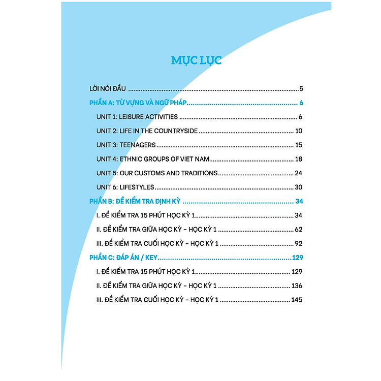 GLOBAL SUCCESS - Bộ đề kiểm tra định kỳ 4 kỹ năng tiếng anh lớp 8 (Tập 1) - Ảnh 3