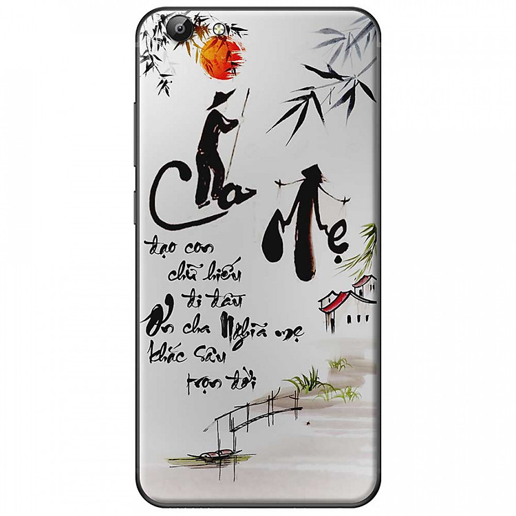 Ốp lưng dành cho Vivo Y53 mẫu Thư pháp cha mẹ