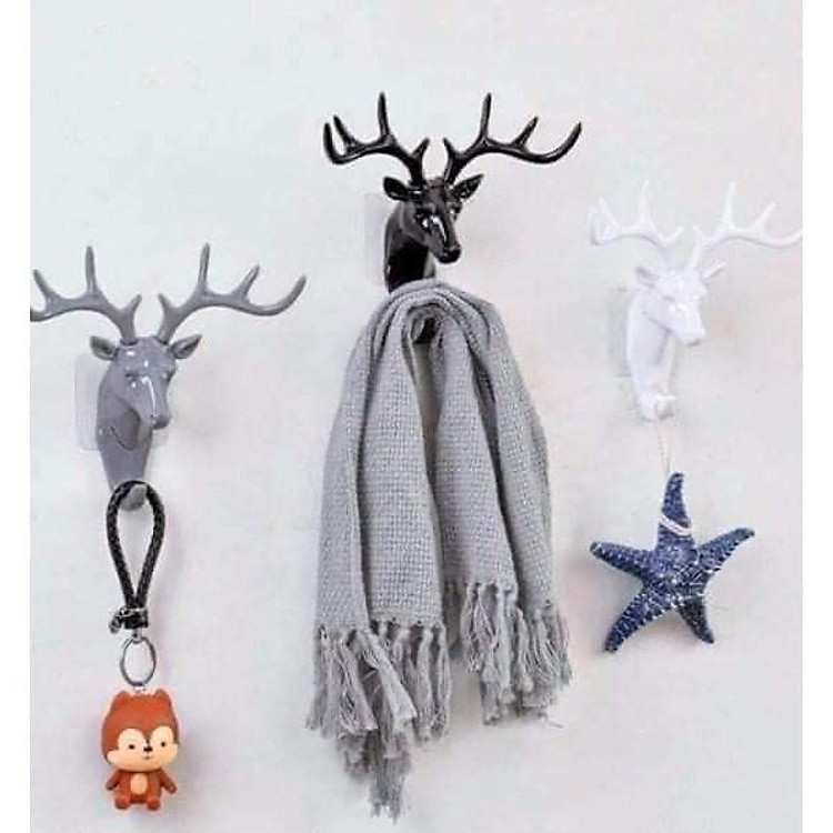 Móc Treo Đồ Dán Tường Hình Sừng Hươu Độc Đáo