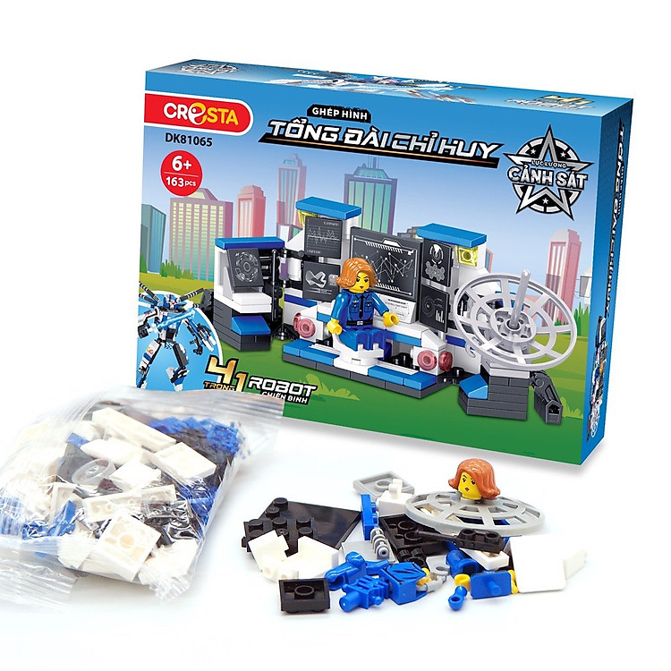Tìm mua tại Avakids: Ghép Hình Lực Lượng Cảnh Sát DK81065 - Ngập tràn khuyến mãi