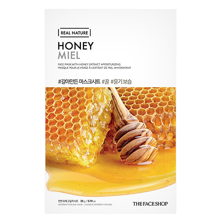 Mặt Nạ Giấy The Face Shop Real Nature Honey Face Mask 32500227 (20g)