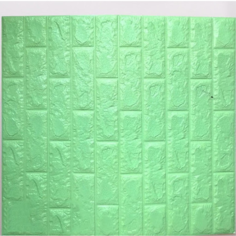 Bộ 10 Miếng xốp đẹp dán tường cách âm, cách nhiệt 3D phong cách Hàn Quốc - khổ 70x77cm