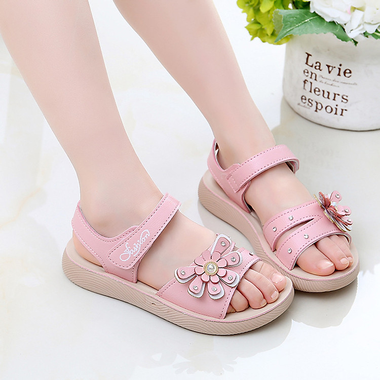 Dép sandal cho bé gái công chúa dành cho bé từ 3 -12 tuổi D07