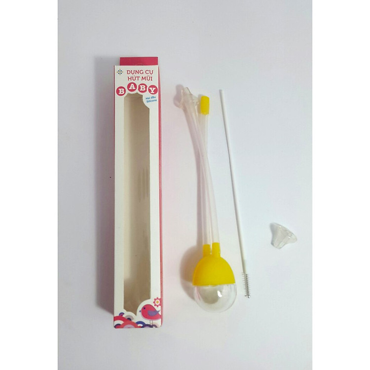 Dụng cụ hút mũi Nanocare có đầu là núm silicon y tế rất mềm