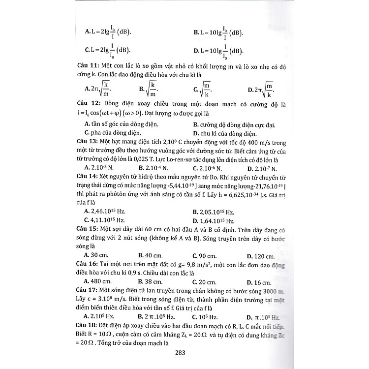 Ôn Luyện Thi Tốt Nghiệp THPT Bài Thi Khoa Học Tự Nhiên 2023 - Ảnh 2