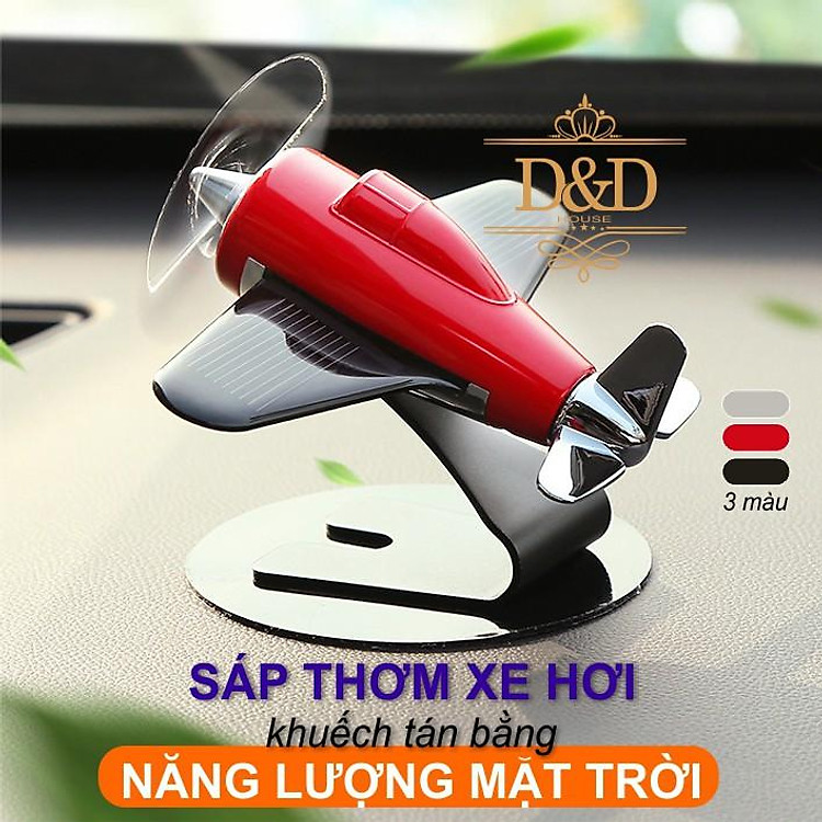 Sáp thơm trang trí táp lô xe hơi, ô tô chạy bằng năng lượng mặt trời mô hình máy bay
