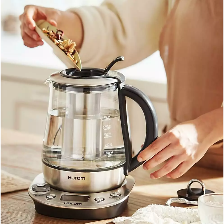 ẤM PHA TRÀ- CHƯNG YẾN HUROM ( TEA MASTER TM-P02FSS) - Hàng chính hãng