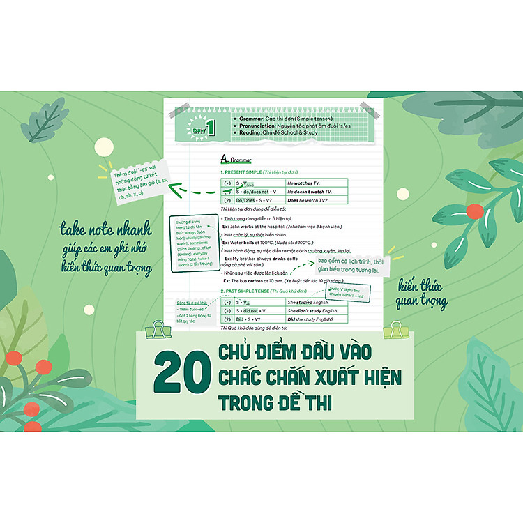 Take Note vào 10 - Ghi chú nhanh ôn thi cấp tốc vào lớp 10 Tiếng Anh - Ảnh 6