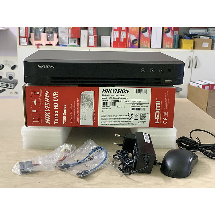 Đầu ghi Camera 4-8-16 kênh Hikvision chuẩn nén H.265+ Hỗ trợ camera HD TVI , HD CVI , AHD ,IP, Analog lên đến 5.0MP. HQHI seri ( vỏ sắt ) DS-7204HQHI-K1 (M1\E) , DS-7208HQHI-K1 (M1\E), DS-7216HQHI-K1 (M1\E) - Hàng chính hãng.