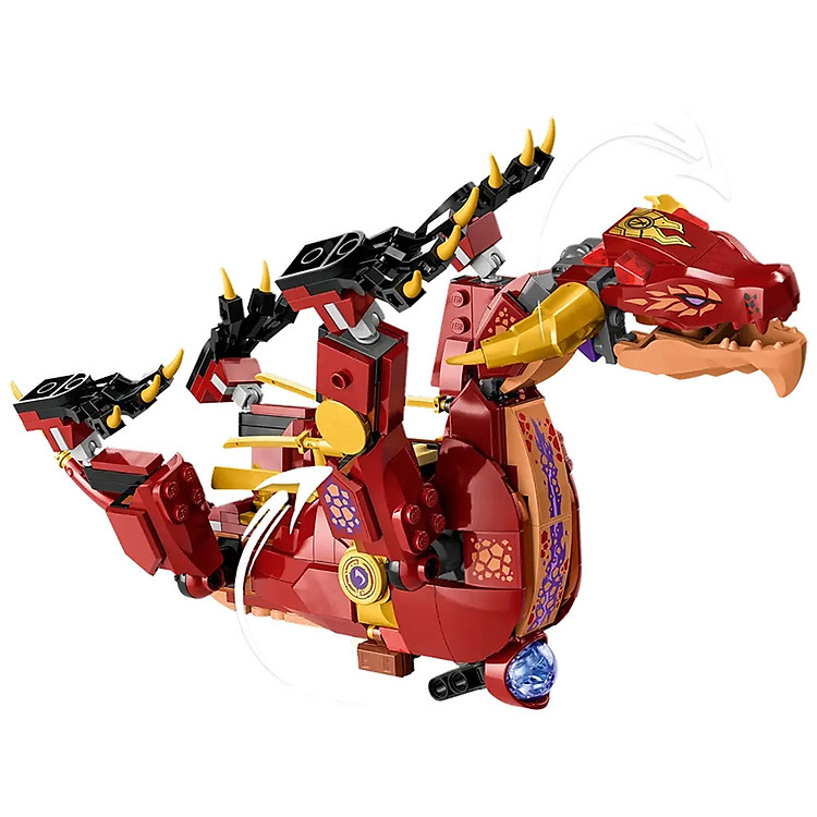 Rồng Thần Dung Nham Heatwave Lego 71793 Chính hãng Giá tốt - Hình ảnh 2
