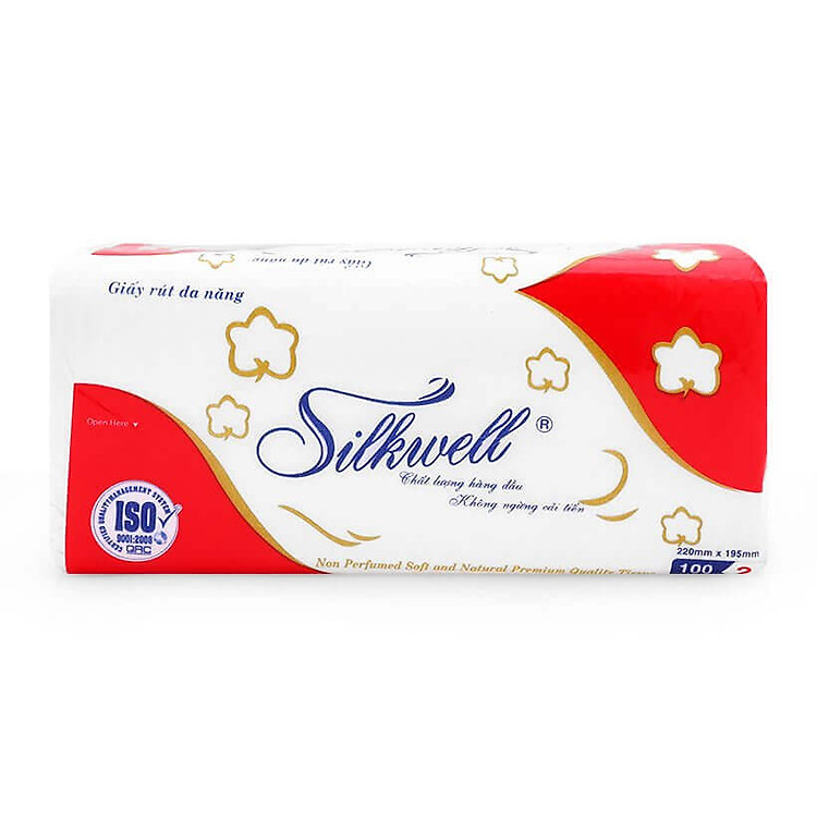 10 Gói Giấy Đa năng, lau bếp( lau tay) 100T Silkwell