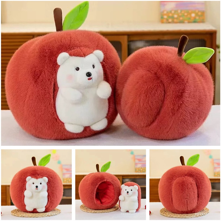 Tìm mua tại Avakids: Gấu bông nhím táo 30cm - Ngập tràn khuyến mãi