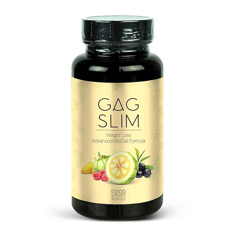 Thực phẩm chức năng Viên uống hỗ trợ giảm cân USA Gag Slim 30 Viên - Gag Slim weight loss Advanced BioCell Formula 30 Capsules