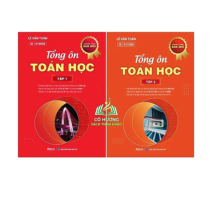 Combo Tổng Ôn Toán Học Tập 1 + 2