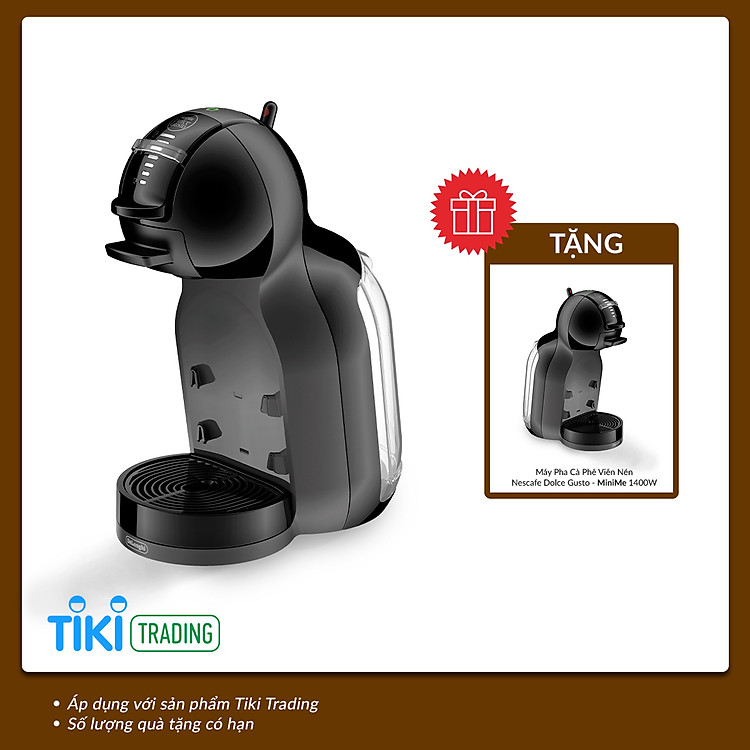 Máy Pha Cà Phê Viên Nén Nescafe Dolce Gusto - MiniMe 1340W - 1600W (Đen) - Hàng chính hãng