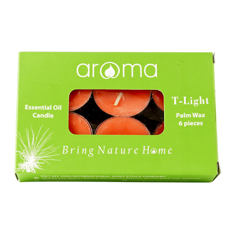 Nến Thơm Tinh Dầu Green Aroma - Calm Blend #C1 (6 Viên Nến / Hộp)