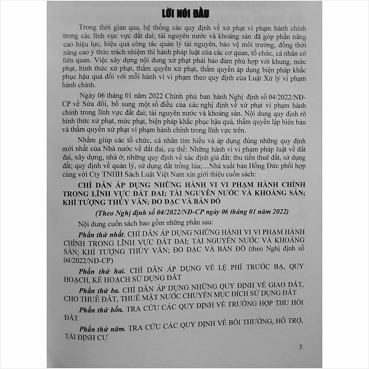 Chỉ Dẫn Áp Dụng Những Hành Vi Vi Phạm Hành Chính Trong Lĩnh Vực Đất Đai, Tài Nguyên Nước Và Khoáng Sản, Khí Tượng Thủy Văn, Đo Đạc Và Bản Đồ - Ảnh 2