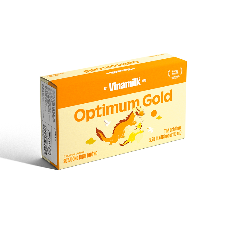 Mua tại Lazada: Thùng 48 Hộp Sữa Vinamilk Optimum Gold Hàng chuẩn Chính hãng, giá tốt