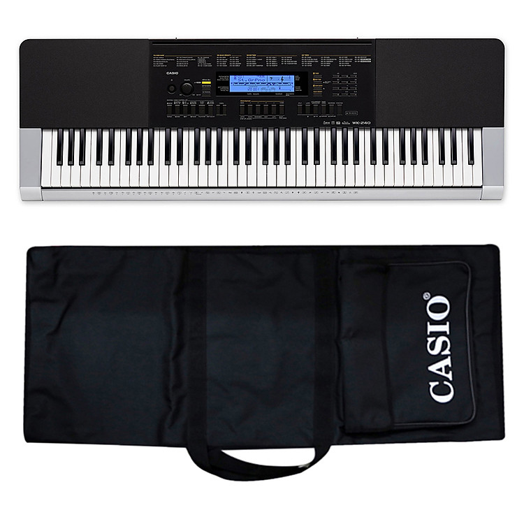 Bộ Đàn Organ Casio WK-240 Kèm AD Giá Nhạc Và Bao