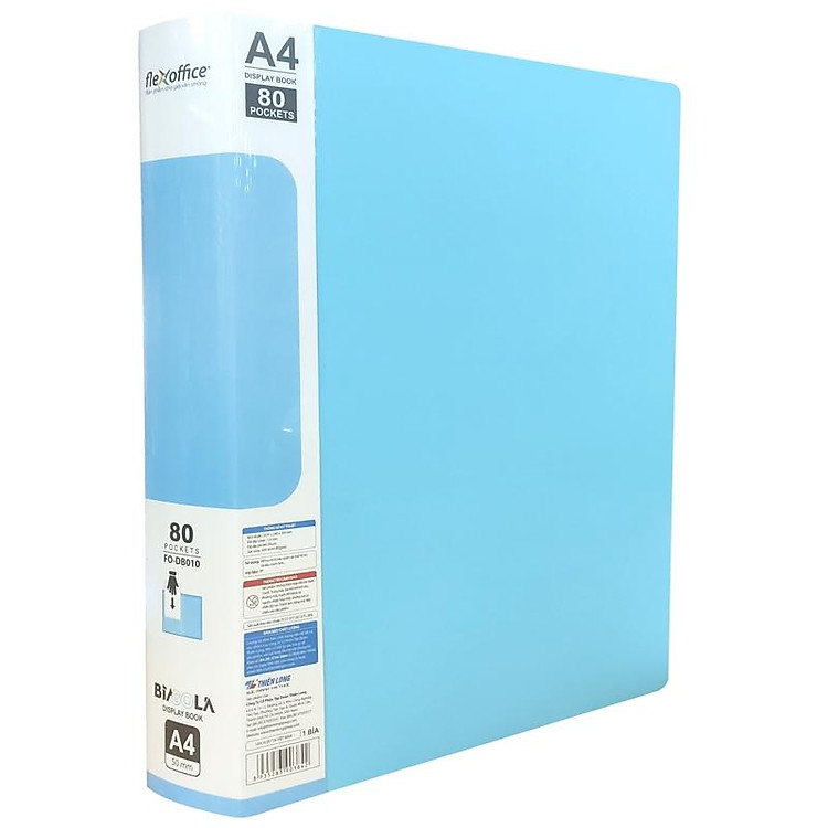 Bìa A4 Flexoffice FO-DB010 (80 lá) - Ảnh 2