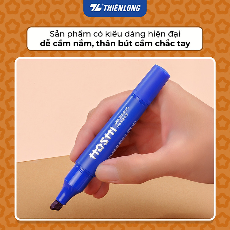 Bút Lông Dầu Hoshi Thiên Long PM-021 (10 chiếc) - Ảnh 7