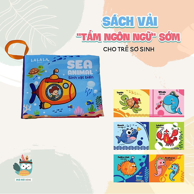 Mua Sách vải Lalala baby kích thích thị giác Chính hãng Tiết kiệm - Hình ảnh 3