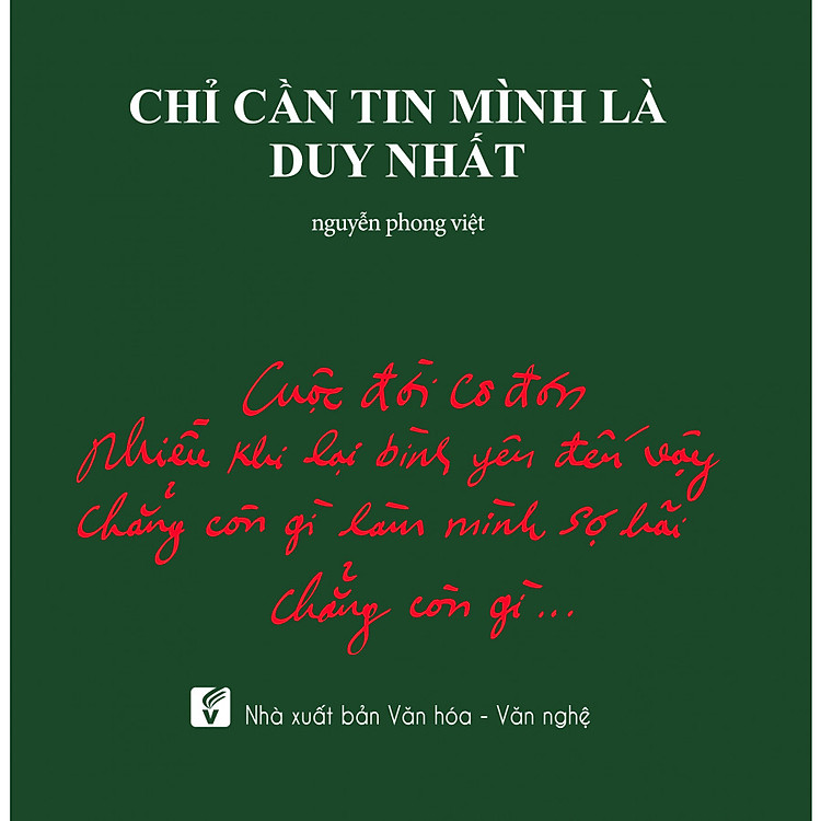 Sách Chỉ Cần Tin Mình Là Duy Nhất