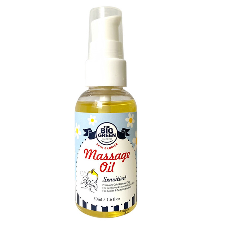 Dầu matxa Biggreen cho da nhạy cảm của trẻ nhỏ 50ml_BG31