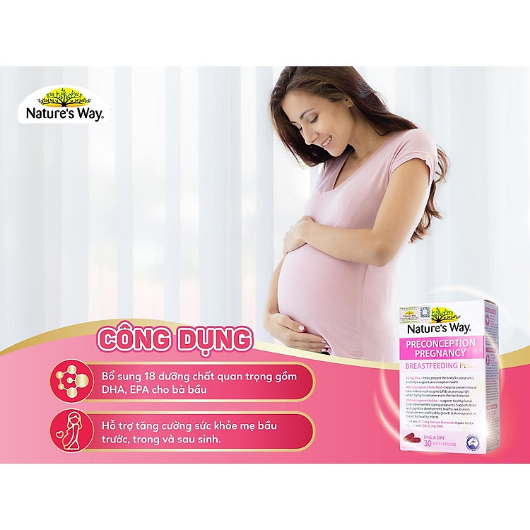Vitamin Bầu Nature's Way - 30 Viên Chính hãng Ưu đãi - Hình ảnh 4
