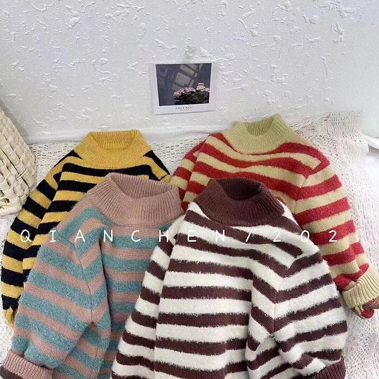 Áo len lông thỏ cao cấp cho bé