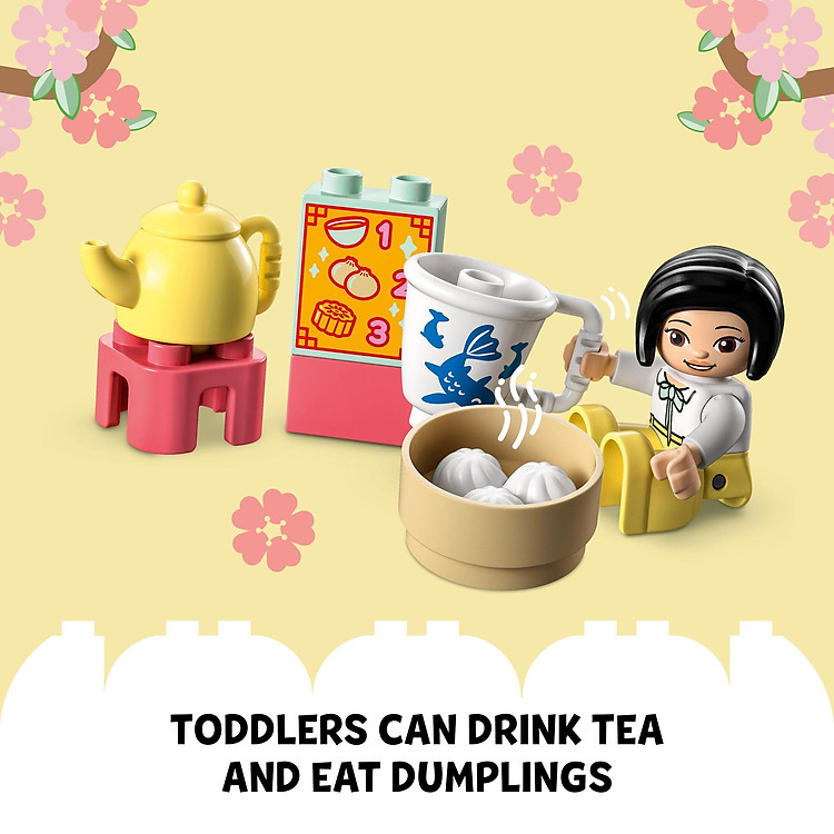 LEGO Duplo 10411 Khu Phố Ẩm Thực Chính hãng Ưu đãi - Hình ảnh 3