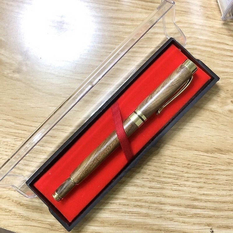 Bút gỗ Bách Xanh nắp đậy cao cấp (PE994N) - Ảnh 2