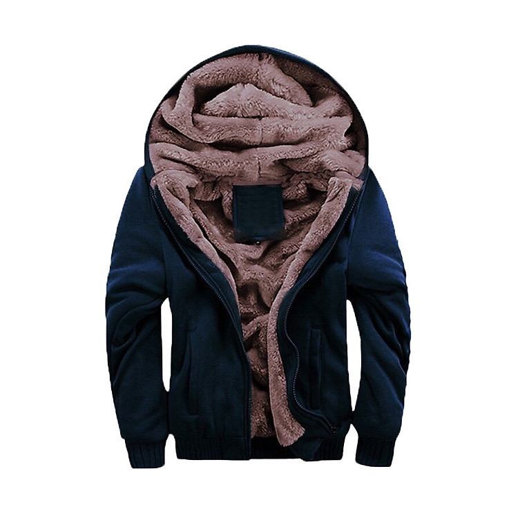 Áo khoác nỉ nam lót lông