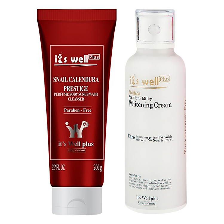 Combo Dưỡng Trắng Da Toàn Thân It's Well Plus