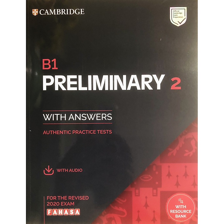 Cambridge - B1 Preliminary with answers (with Audio and Resource Bank)