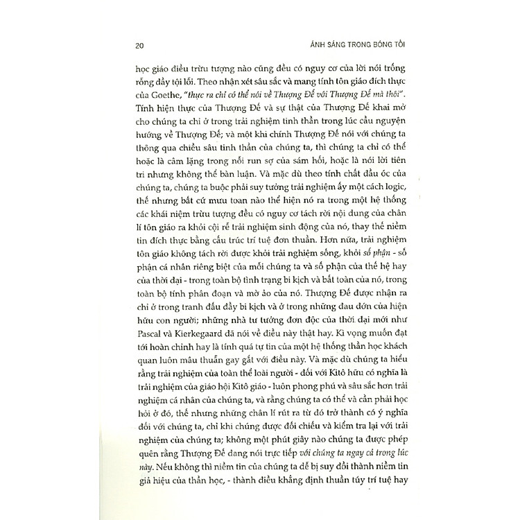 Ánh Sáng Trong Bóng Tối - Trải Nghiệm Đạo Đức Học Kitô Giáo Và Triết Học Xã Hội - Ảnh 4
