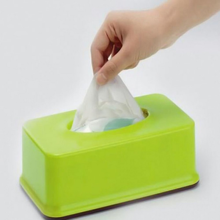 Hộp đựng khăn giấy ăn siêu bền Nhật Bản + Tặng hồng trà sữa (Cafe) Maccaca 20g siêu ngon