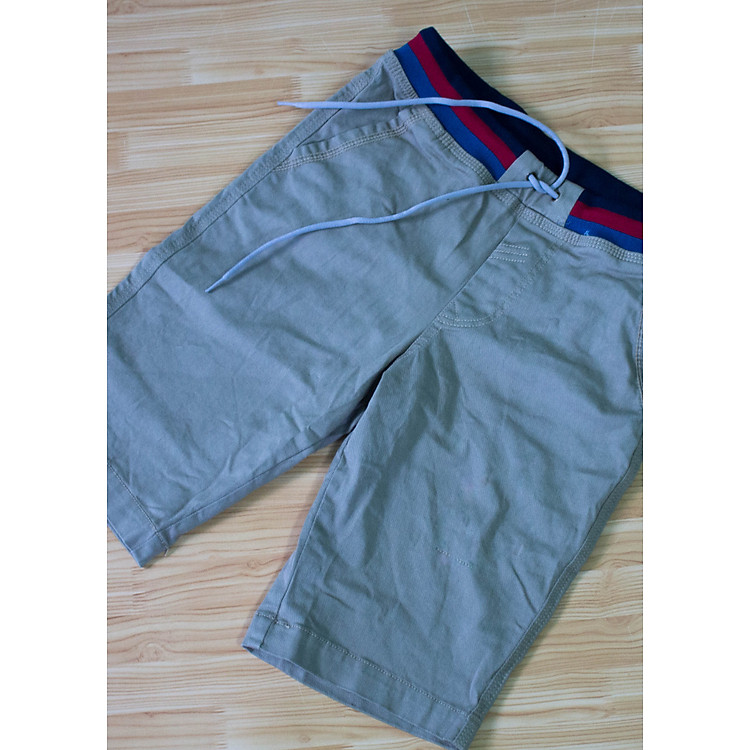 Quần Shorts KAKI Nam lưng thun co dãn