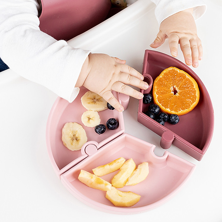 Khay ăn dặm silicone MinikOiOi cho bé Chính hãng Ưu đãi - Hình ảnh 5