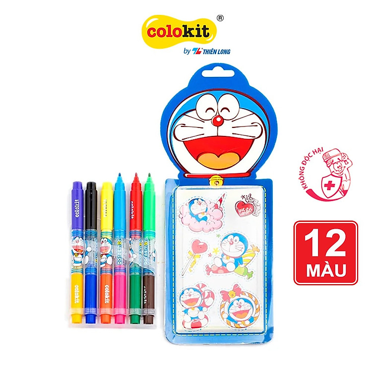 Bút Lông Màu Thiên Long Colokit Doraemon FP-C05/DO