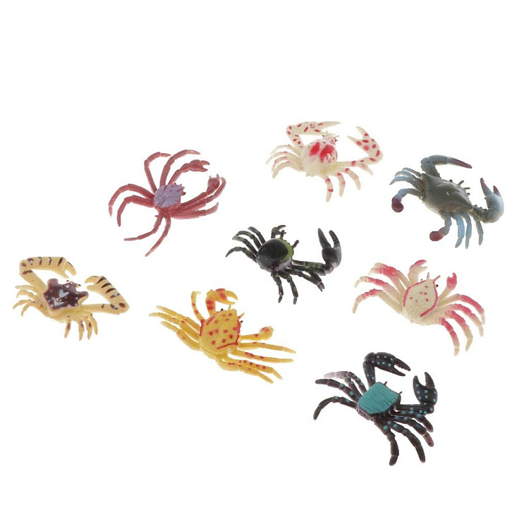 Bộ 8 đồ chơi cua giả cho bé Chính hãng Ưu đãi - Hình ảnh 5