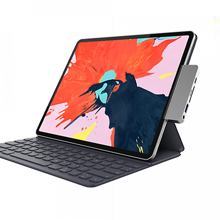 Cổng Chuyển Chuyên Dụng Hyperdrive USB-C Hub for iPad Pro 2018/ Macbook Pro/ Air 13"2018/ Laptop USB-C/ Tablet/ Smartphone USB-C - Hàng chính hãng