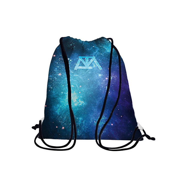 Túi Rút Unisex In Hình Logo Alan Walker Nền Galaxy - BDVK009