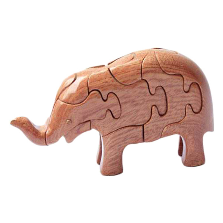 Lắp Ráp Con Thú Gỗ Cho Bé Phát Triển Tư Duy Trí Tuệ - Voi