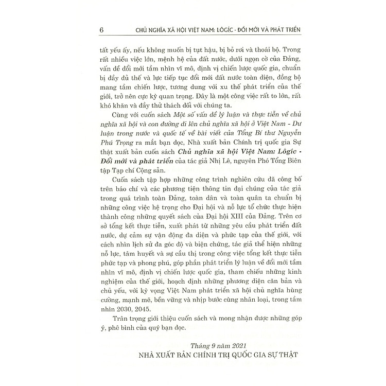 Chủ Nghĩa Xã Hội Việt Nam Lôgic Đổi Mới Và Phát Triển - Ảnh 3