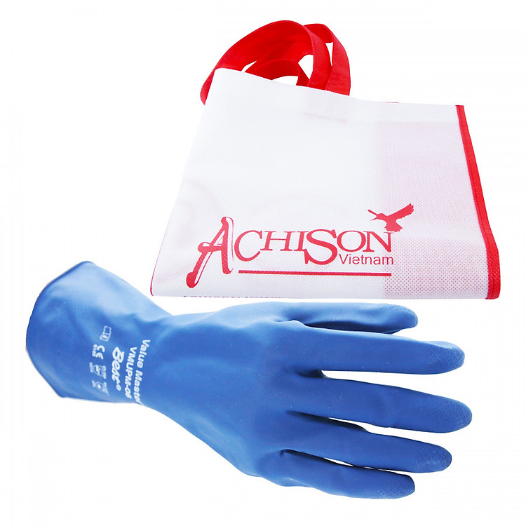 Combo 5 găng tay rửa chén Showa Vmup + tặng 1 túi vải không dệt