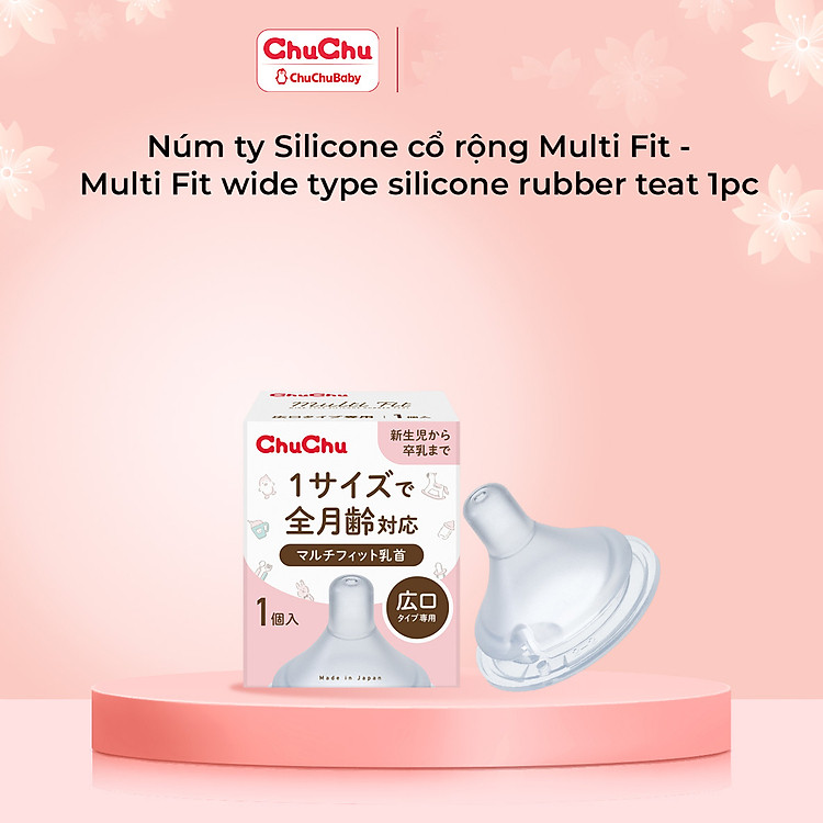 Mua Núm Ty Silicon Cổ Rộng Chống Sặc Giá rẻ - Hình ảnh 3